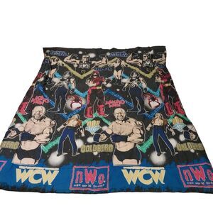 WCW blanket New World Order comfort Savage Goldberg 1998 Hulk Hogan nWo 72x86